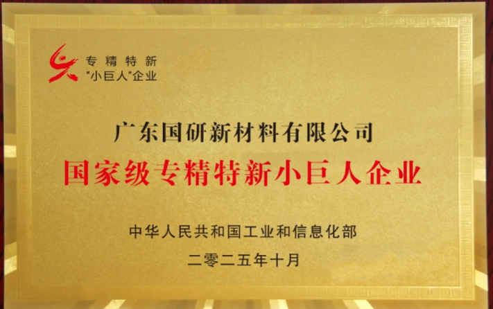 国家级专精特新小巨人企业